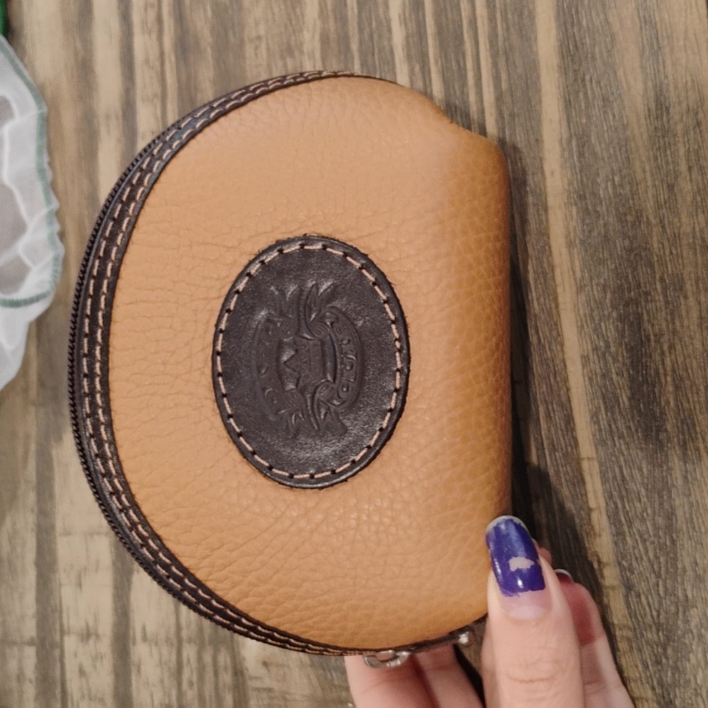 Darc Cuir leather and suede small accessories bag